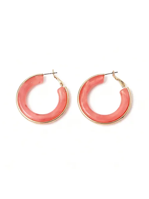 Gold Round Jewelry Earrings