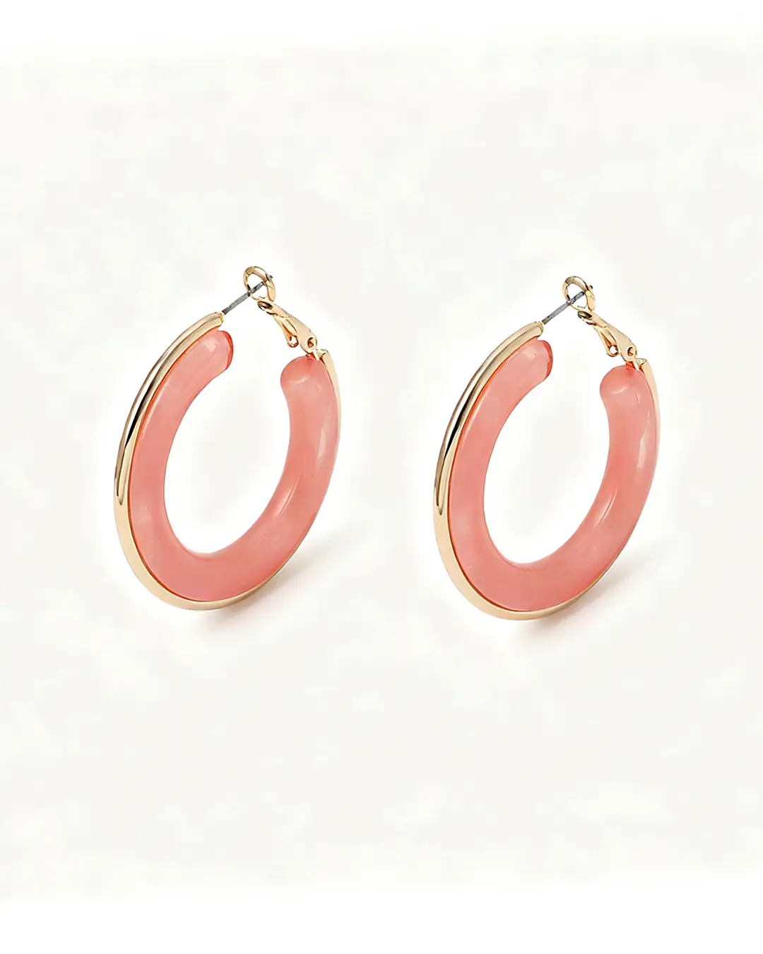 2-3 Gold Round Jewelry Earrings & 2 3