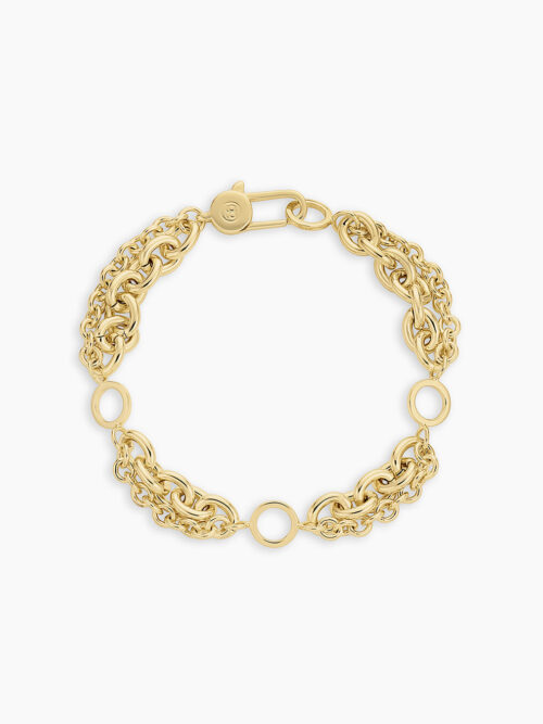 Western Motif Gold Plated Bracelets
