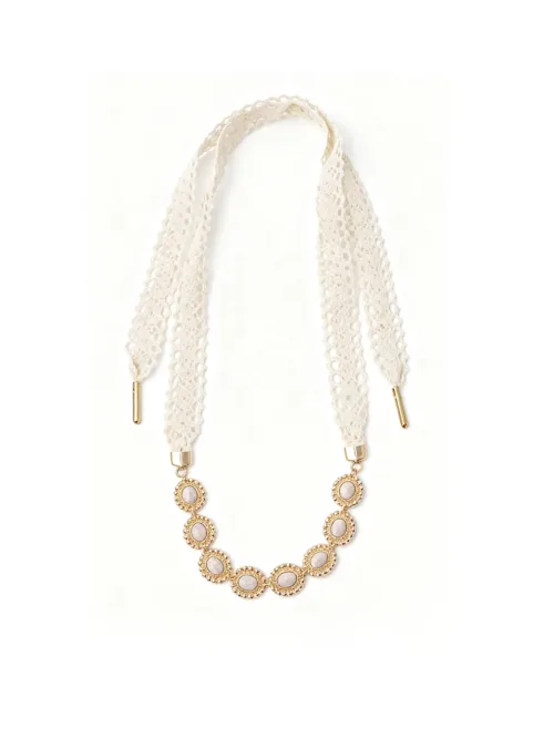 Knitted Pearl Necklace 2025s