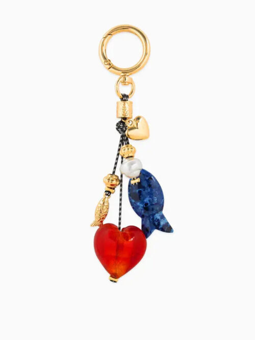 Heart Dangle Bag Charm