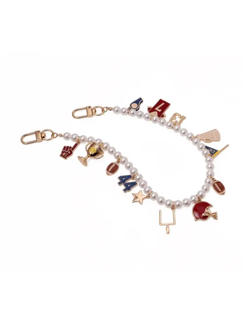 Rose Gold Pearl Necklace Men