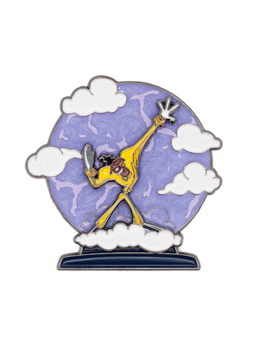 Retro Fluorescent Music Lightning Enamel Pins