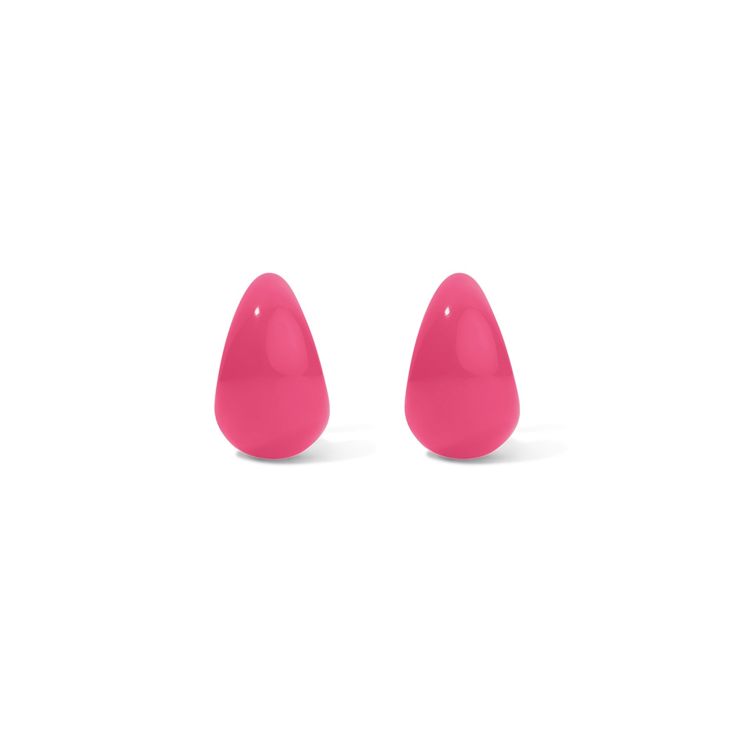 img_t_23_1-hotpink.jpg Enamel Teardrop Shaped Pearl Drop Earrings & img t 23 1 hotpink