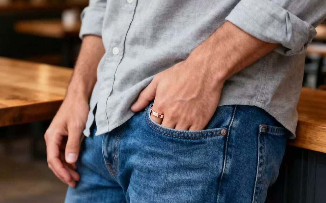 gold marriage rings for men